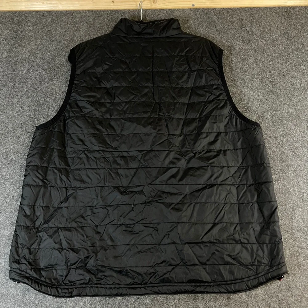 Carhartt Rain Defender Vest Mens XL Black Relaxed Fit Quilted Puffer OV2286-M